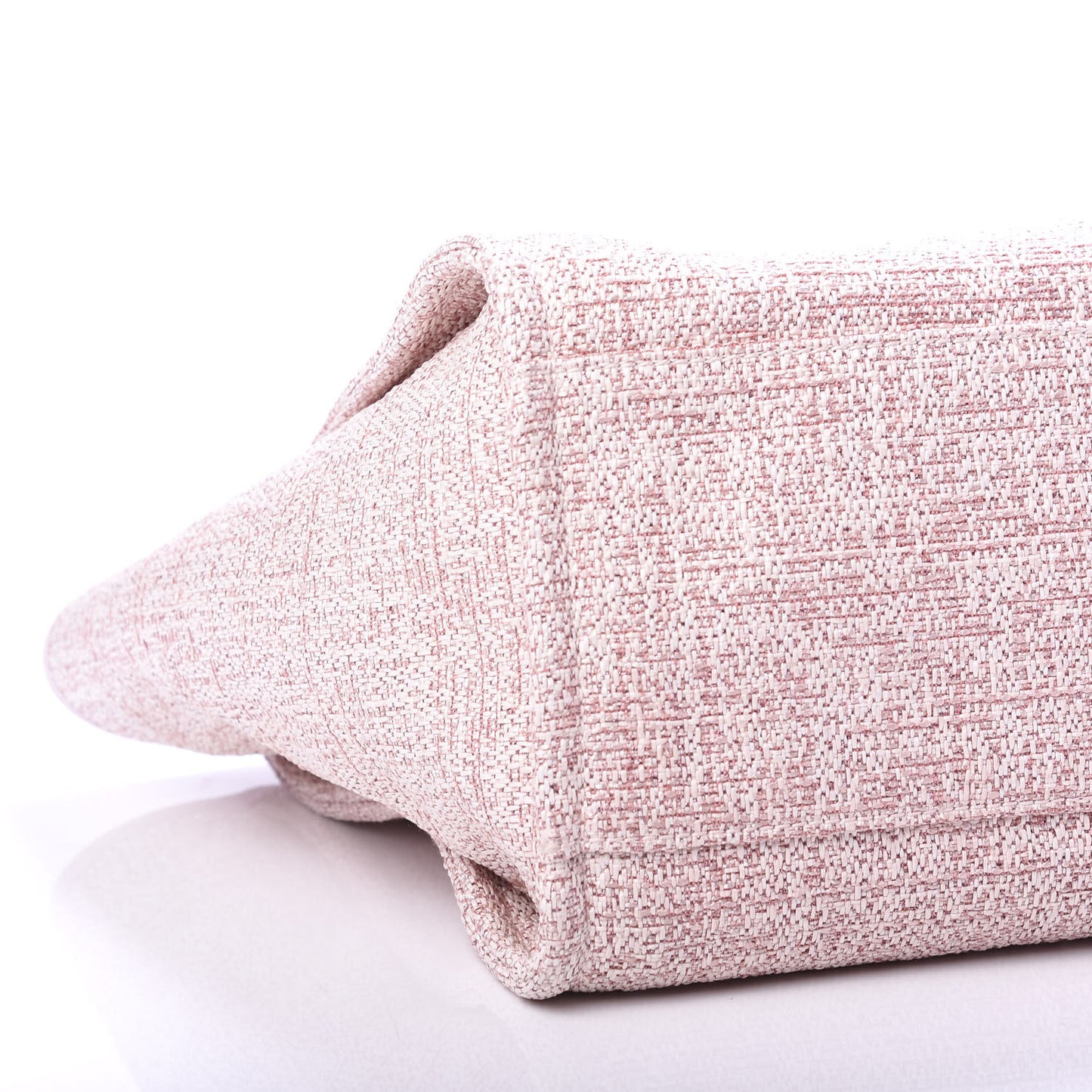 Straw Lurex Medium Deauville Tote Pink
