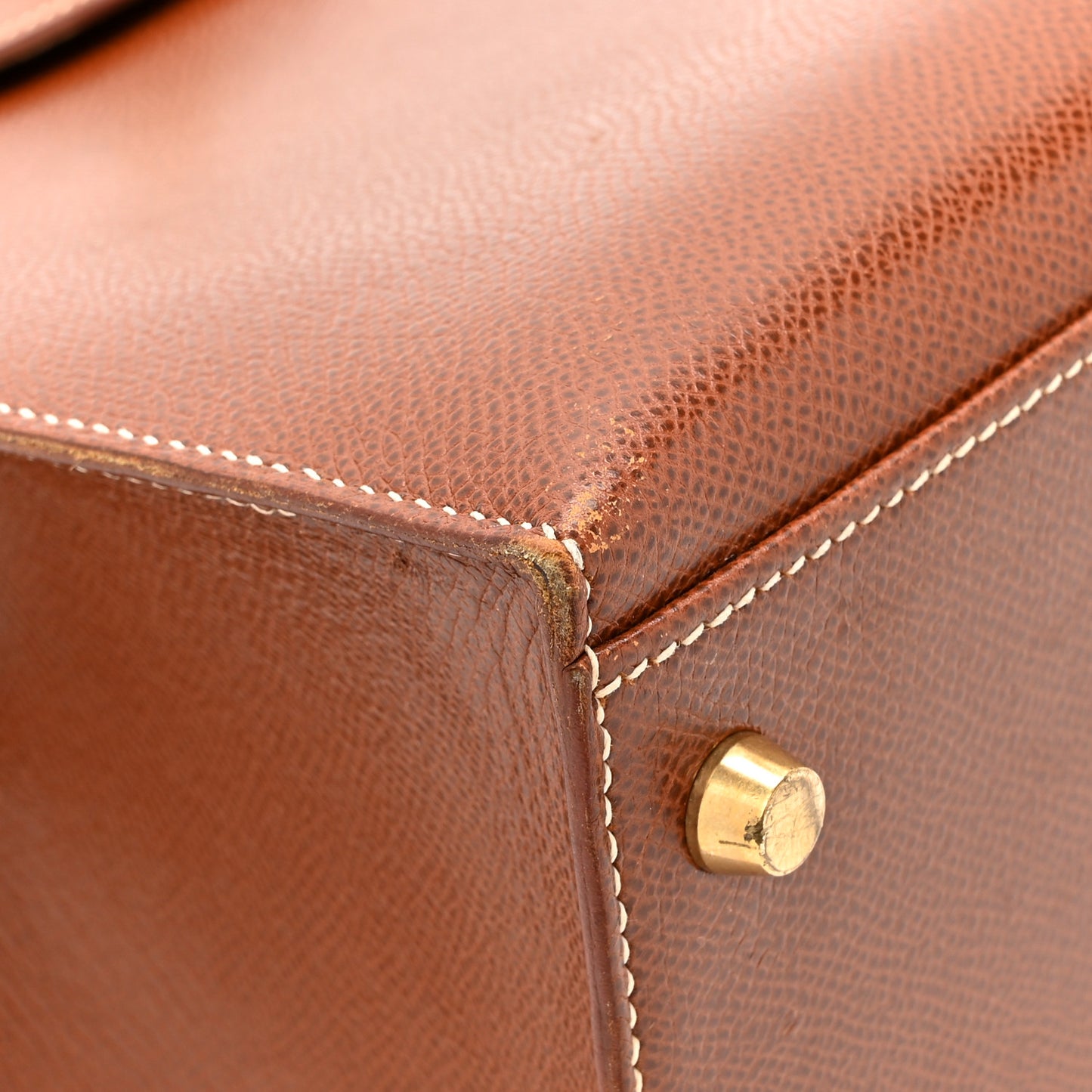 Veau Grain Lisse Kelly Sellier 32 Noisette