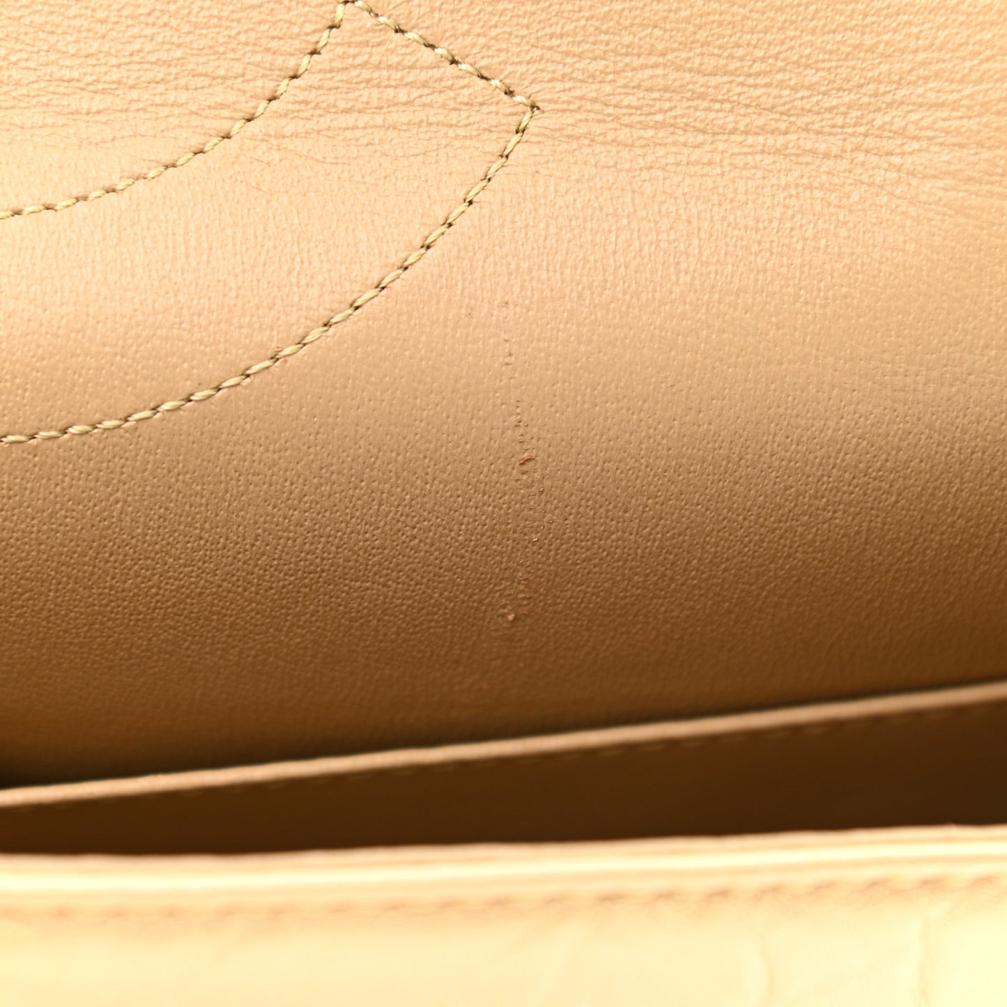 Metallic Aged Calfskin Quilted 2.55 Reissue 227 Flap Gold