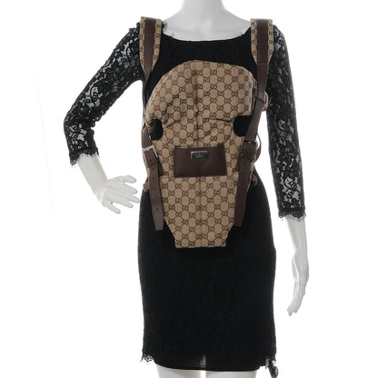 Gucci Monogram Baby Carrier Ebony 2 of 6