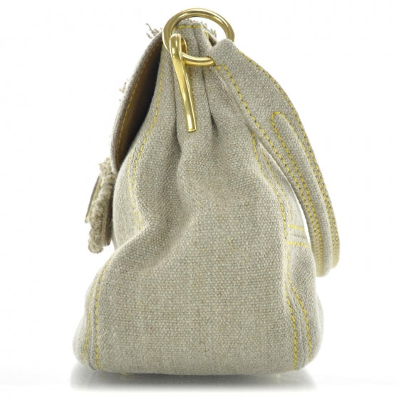 Prada Lino Turnlock Flap Bag Corda 4 of 13