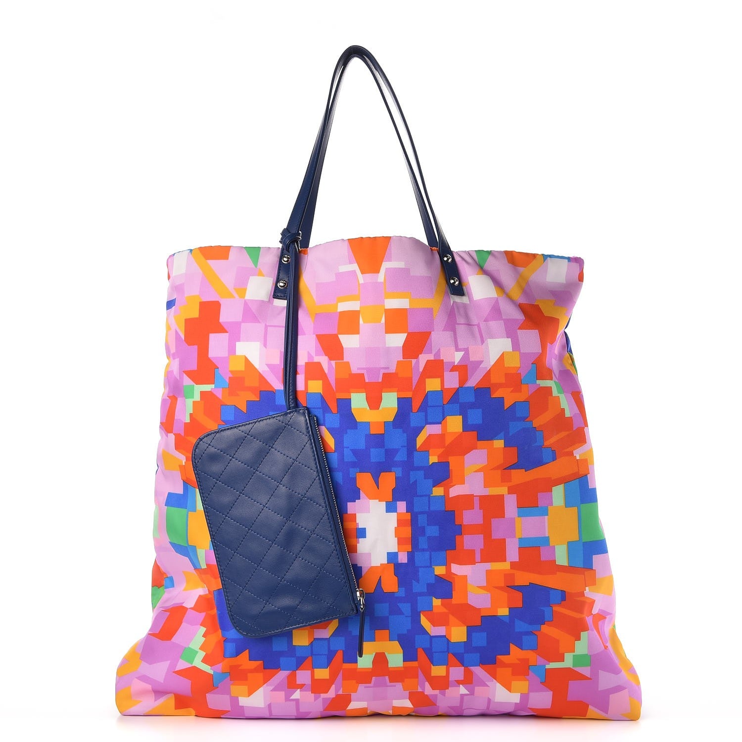 Chanel Nylon Printed CC Tote Multicolor 1 of 9
