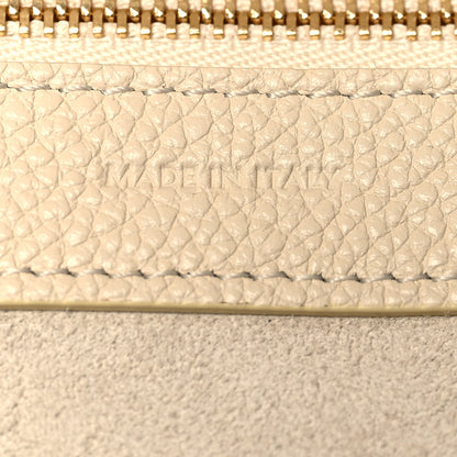 Celine Soft Grained Calfskin Small Belt Cabas Phantom Vanilla 6 of 9