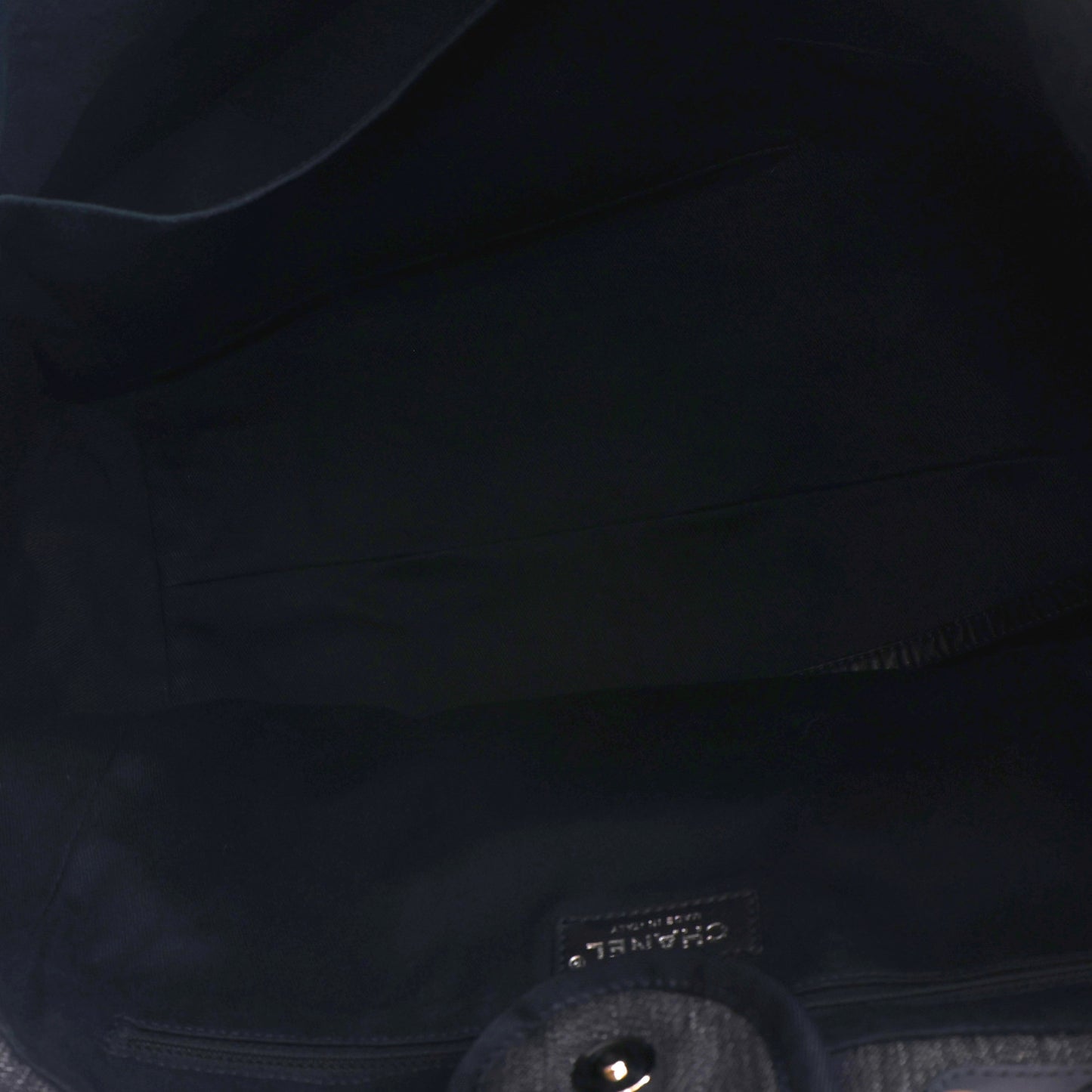 Denim Large Deauville Tote Dark Blue
