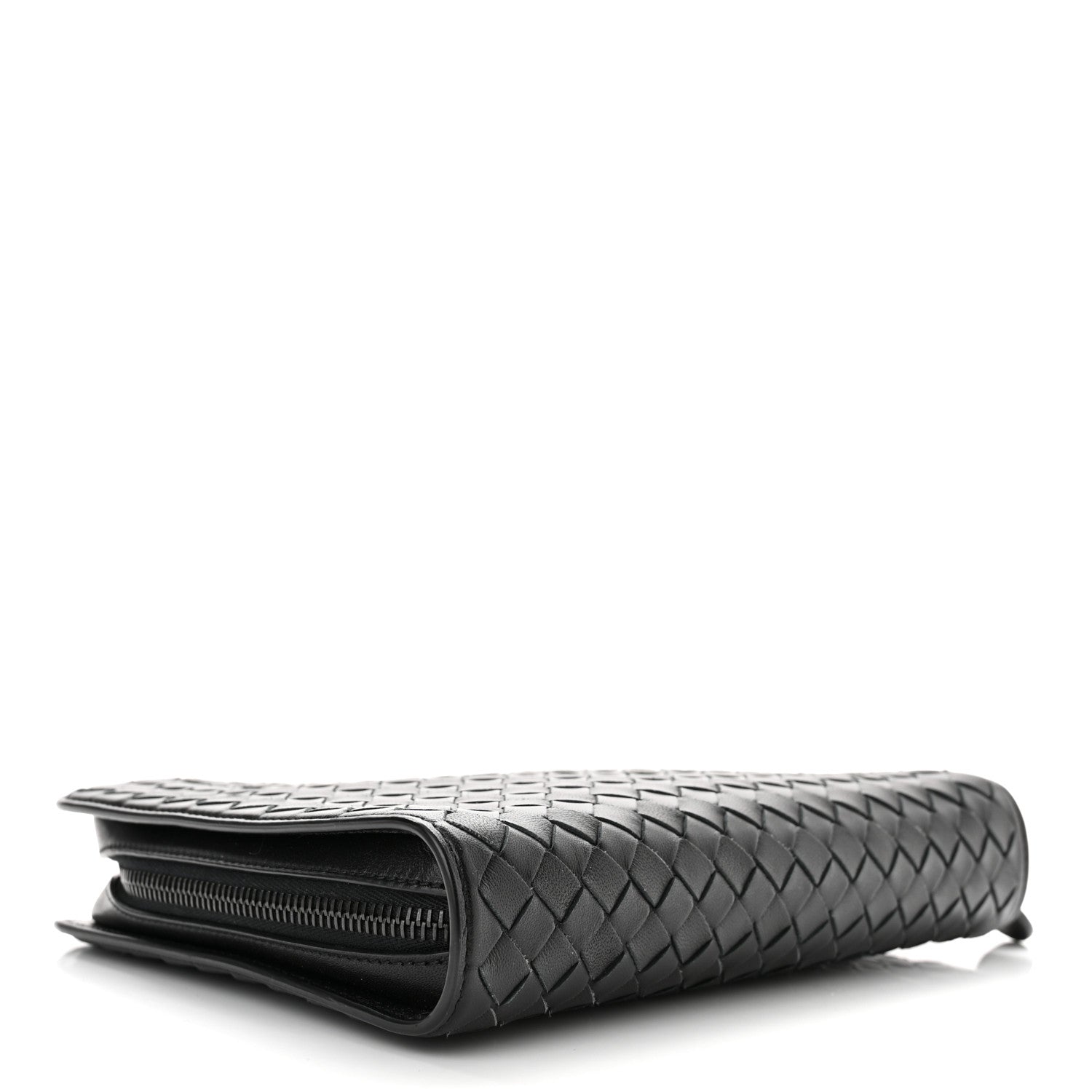 Bottega Veneta Nappa Intrecciato Chain Wallet Black 4 of 9