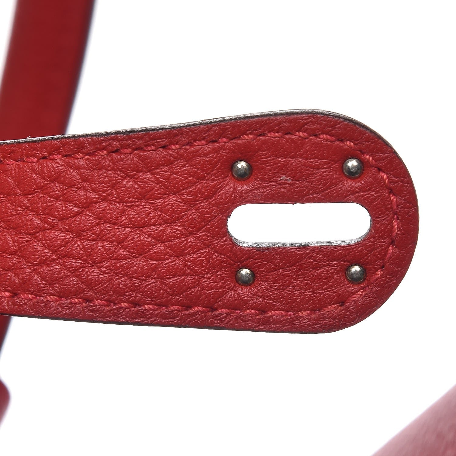 Hermes Taurillon Clemence Lindy 30 Rouge Casaque 6 of 14