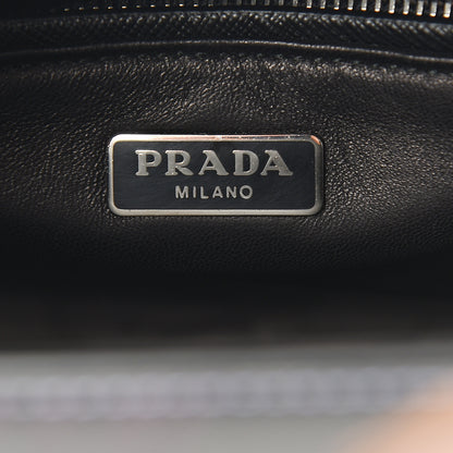 Prada Saffiano Girl Print Satchel Viola Black 5 of 10