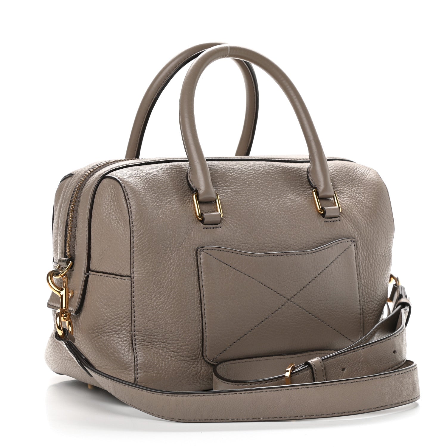 Marc Jacobs Calfskin Recruit Bauletto Satchel Tote Bag Mink 3 of 12