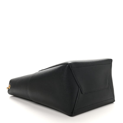 Celine Soft Grained Calfskin Sangle Bucket Bag Black 4 of 9