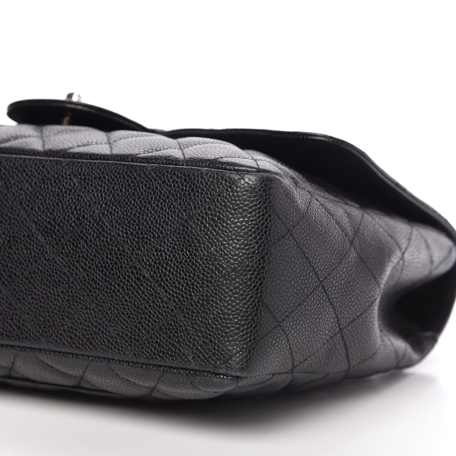 Chanel Caviar Quilted Jumbo Single Flap Black 8 of 11