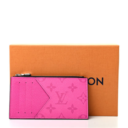 Louis Vuitton Taigarama Coin Card Holder Fuchsia 7 of 7