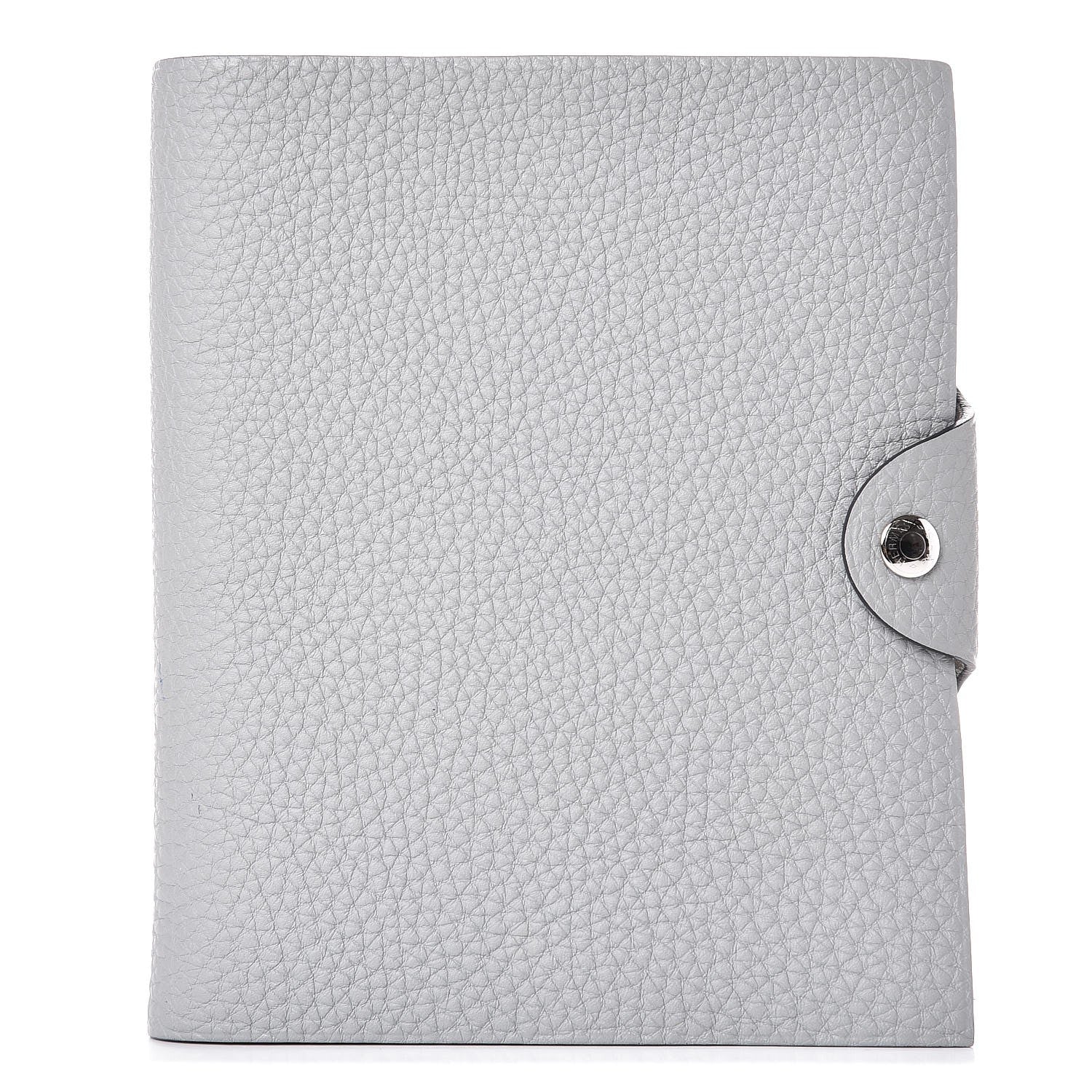 Hermes Togo Ulysse PM Agenda Cover Gris Mouette 1 of 9