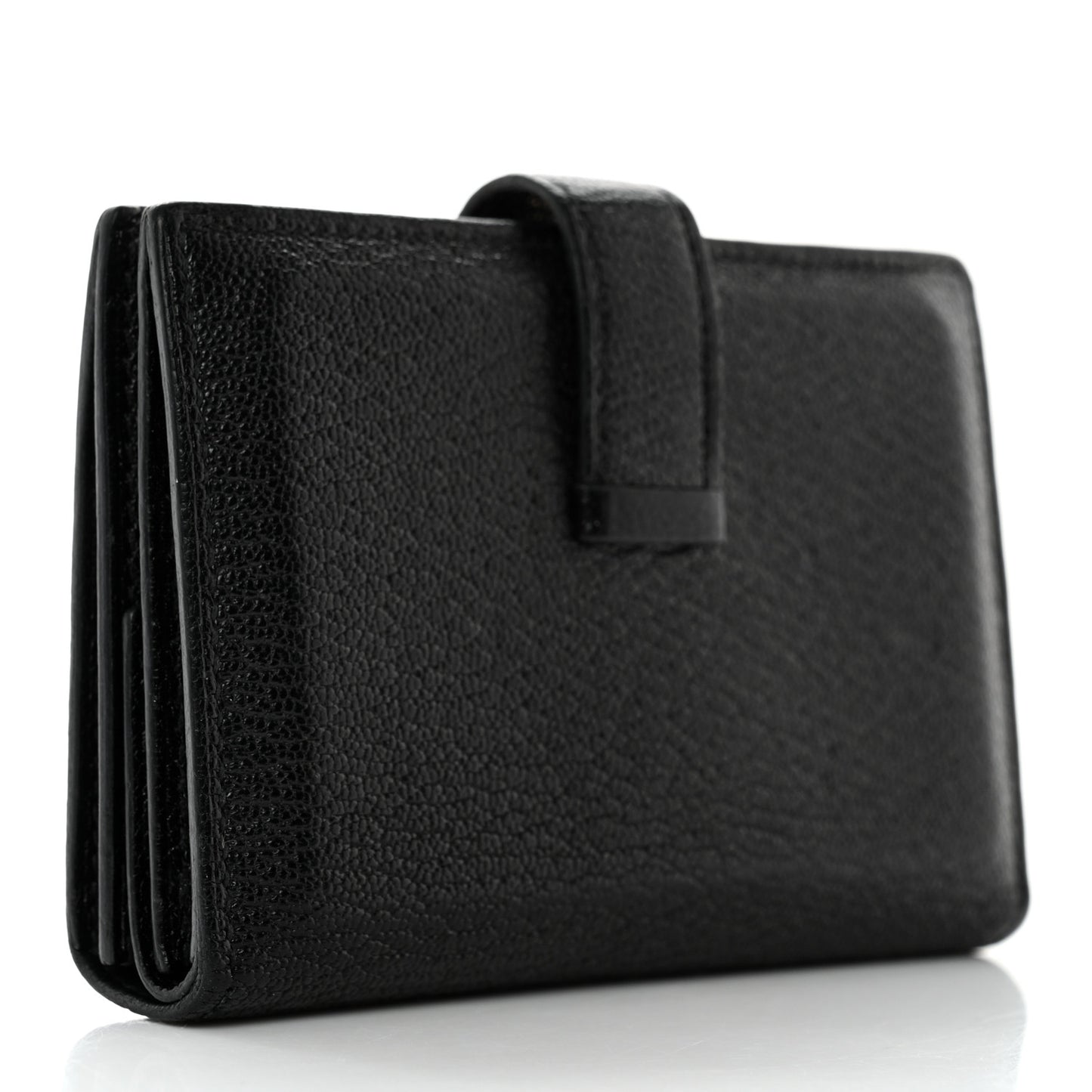 Chevre Mysore Mini Bearn Wallet Black