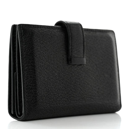 Hermes Chevre Mysore Mini Bearn Wallet Black 3 of 12