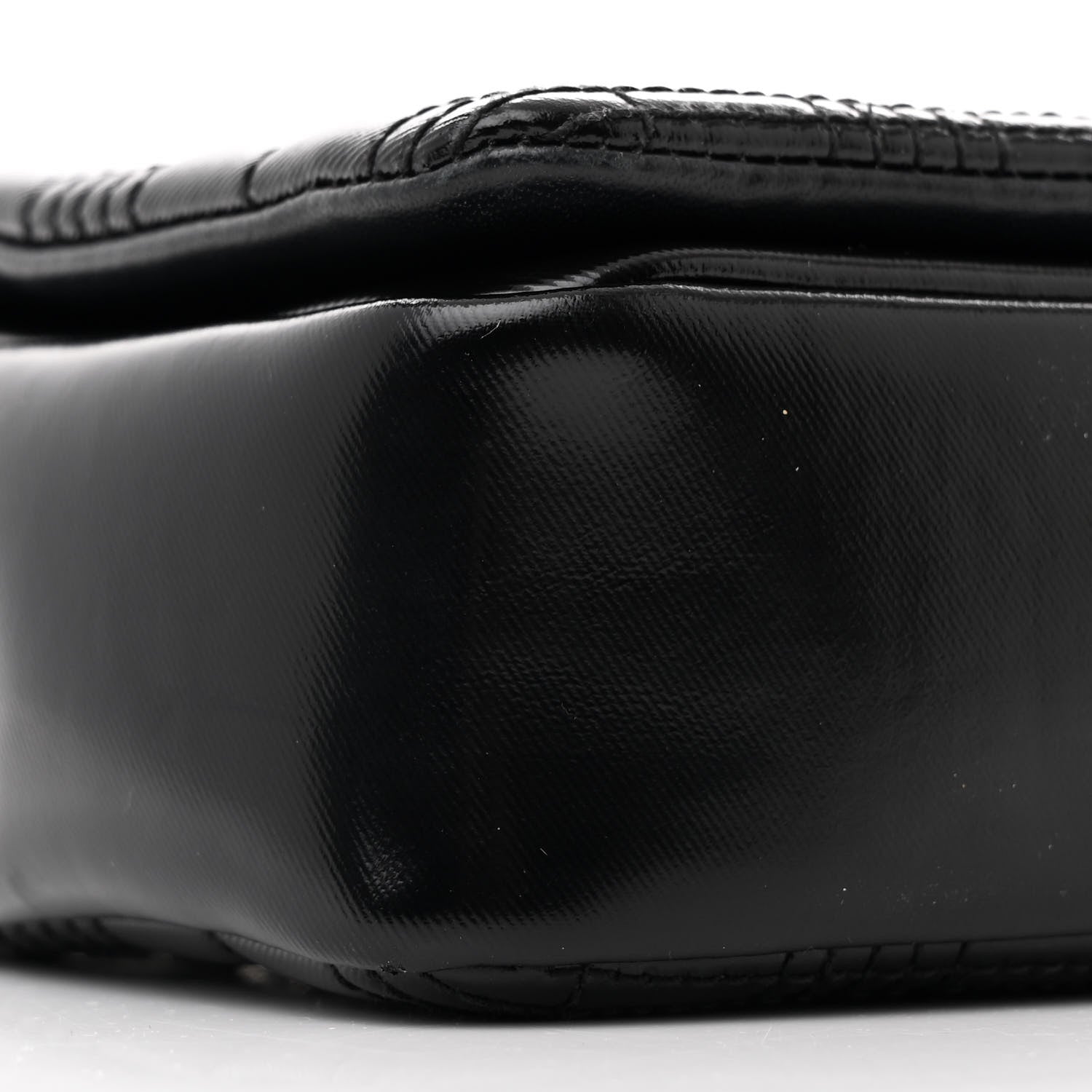 Burberry Patent Quilted Horseferry Print Small Lola Bag Black 9 of 10