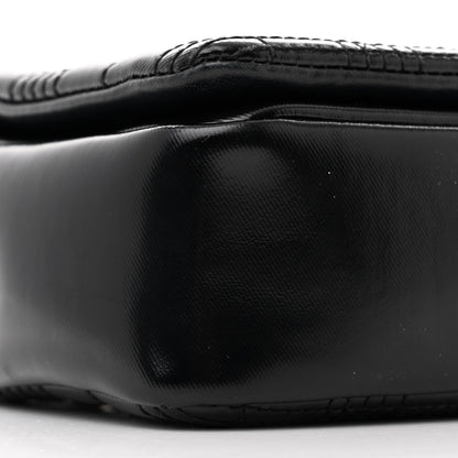 Burberry Patent Quilted Horseferry Print Small Lola Bag Black 9 of 10