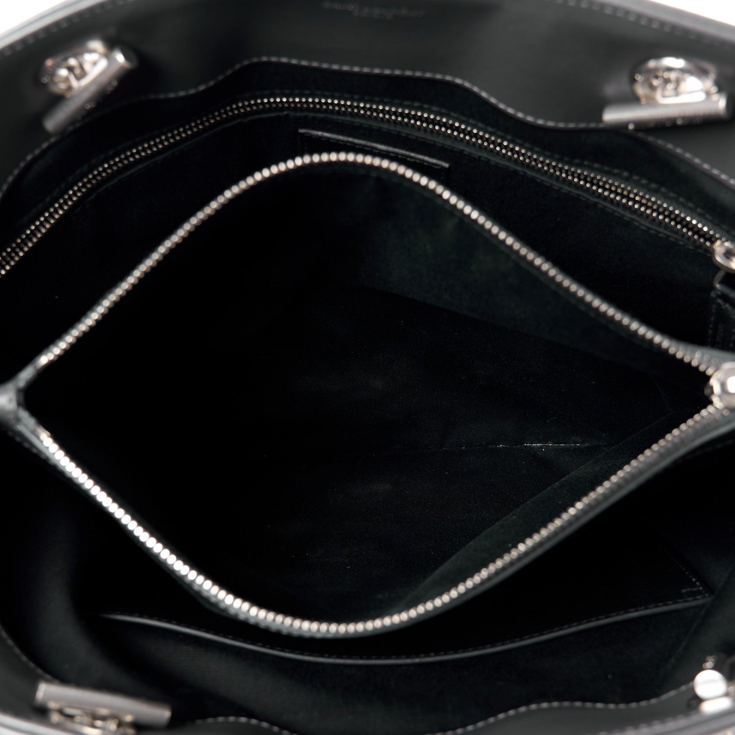 Saint Laurent Calfskin Y Quilted Monogram Large Loulou Shopper Fog 7 of 14
