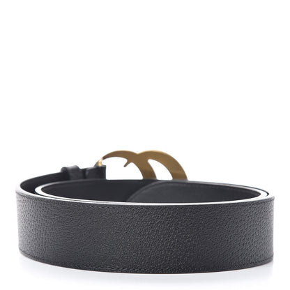 Gucci Textured Calfskin Double G 40mm Belt 85 34 Black 3 of 6