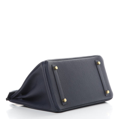 Hermes Togo Birkin 30 Bleu Nuit 4 of 11