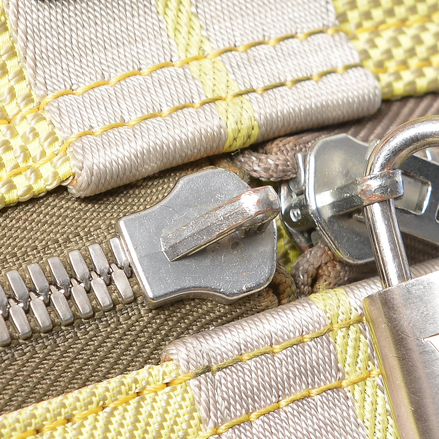 Damier Geant Americas Cup Luggage Yellow