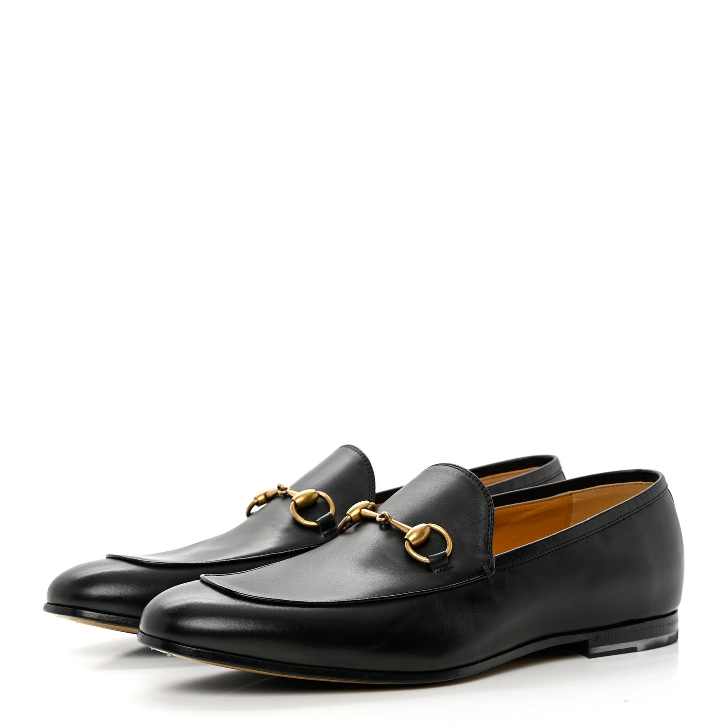 Calfskin Horsebit Mens Jordaan Loafers 10.5 Black