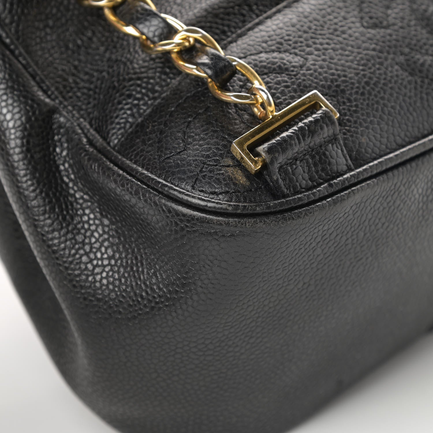 Chanel Caviar CC Backpack Black 12 of 15
