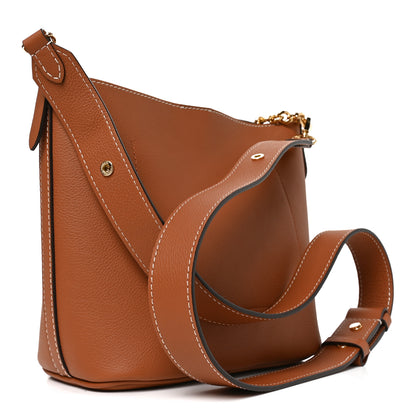 Louis Vuitton Calfskin Lock and Walk Bucket Cognac 3 of 9