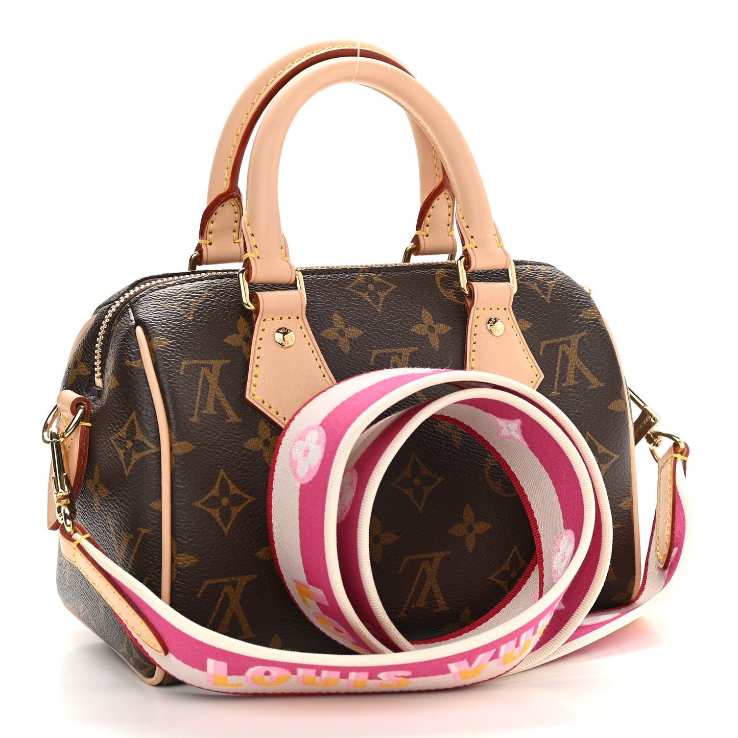 Monogram Speedy Bandouliere 20 Fuchsia