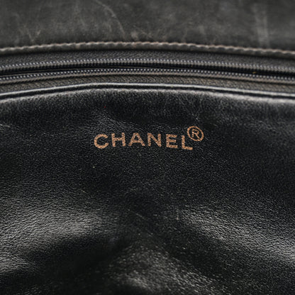 Chanel Patent Quilted Grand Shopping Tote GST Black 6 of 18