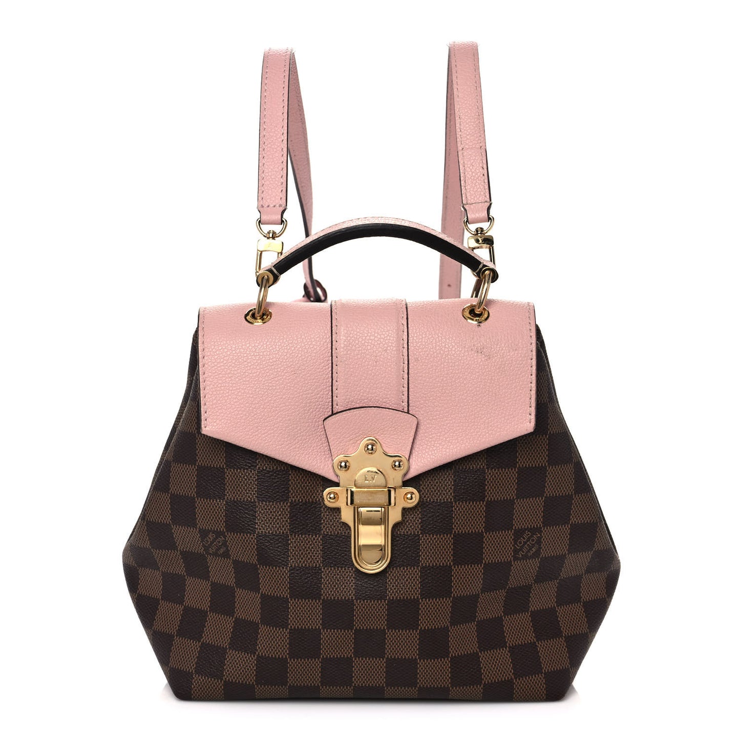 Damier Ebene Clapton Backpack Magnolia