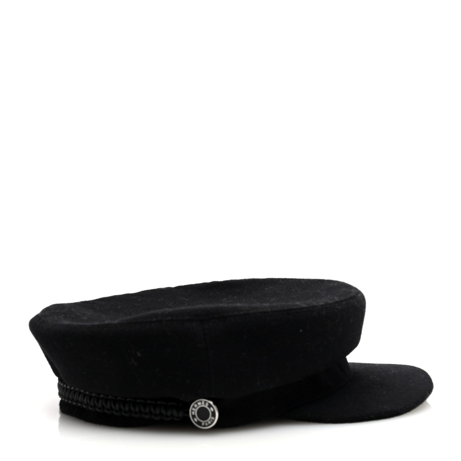 Hermes Cashmere Womens Deauville Cap 58 Black 6 of 8