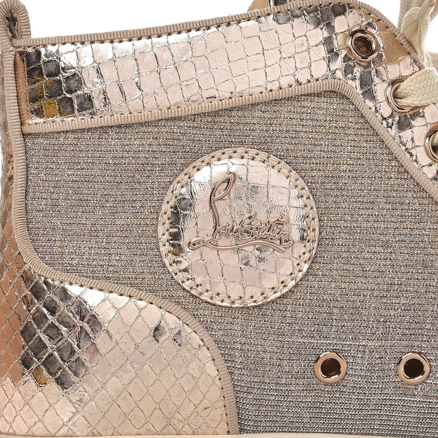 Lame Lou Spikes Flat Sneakers 39.5 gold