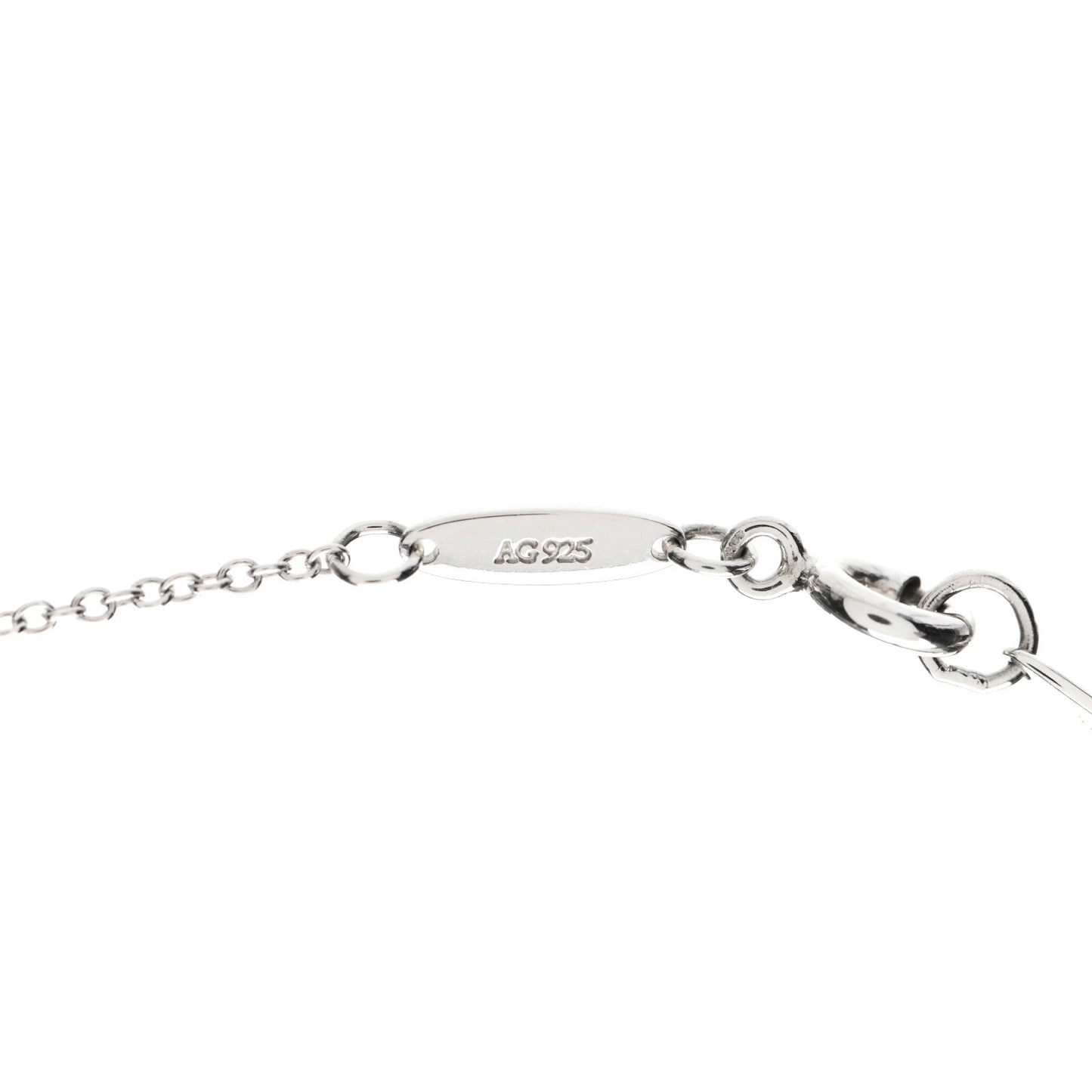 Sterling Silver 9mm Elsa Peretti Bean Pendant Necklace