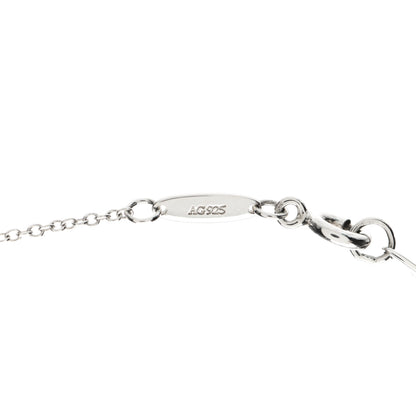 Tiffany Sterling Silver 9mm Elsa Peretti Bean Pendant Necklace 7 of 7