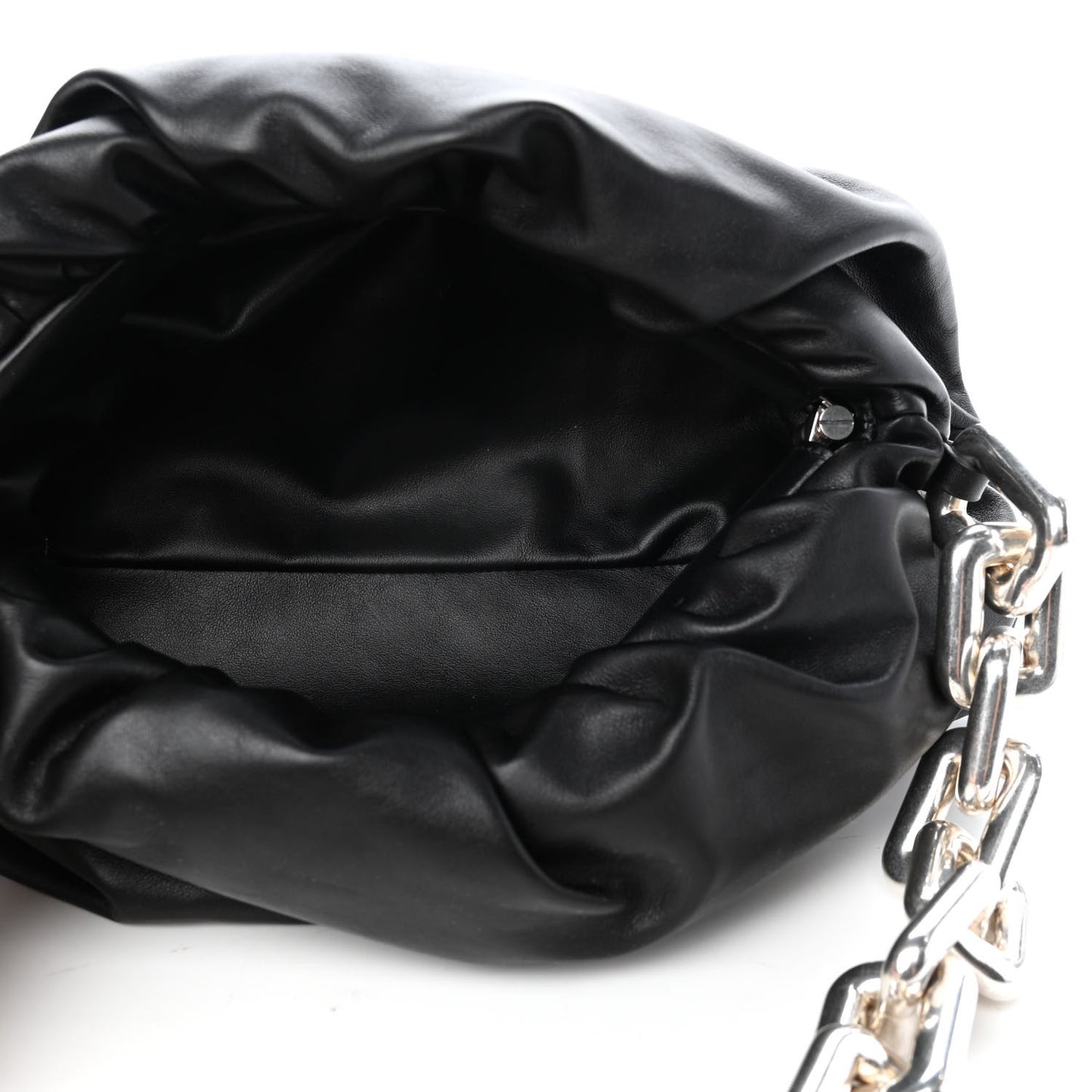 Calfskin The Pouch Chain Black
