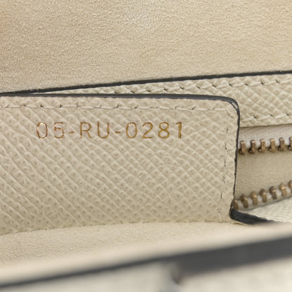 Christian Dior Grained Calfskin Saddle Bag White 7 of 11
