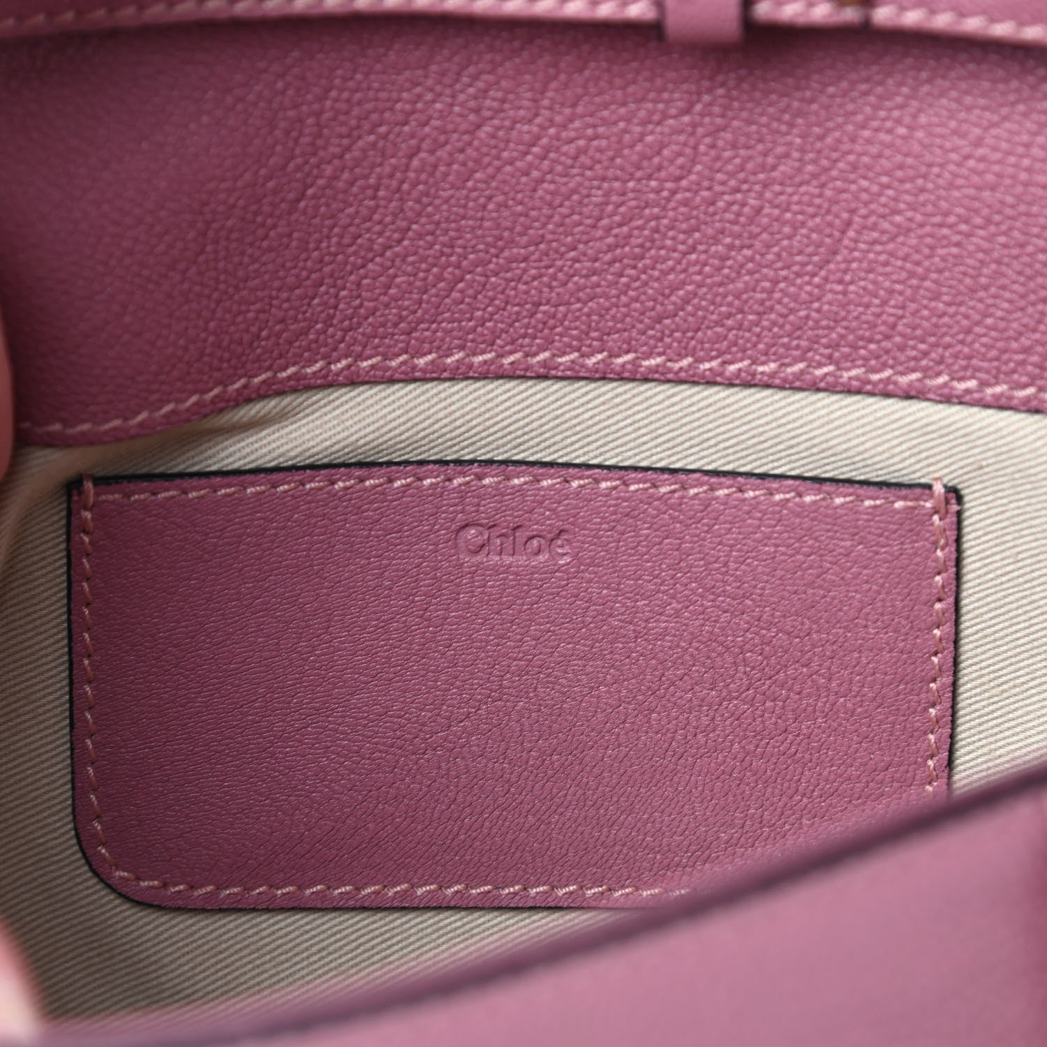 Chloe Goatskin Mini Elsie Crossbody Bag Pink 6 of 12