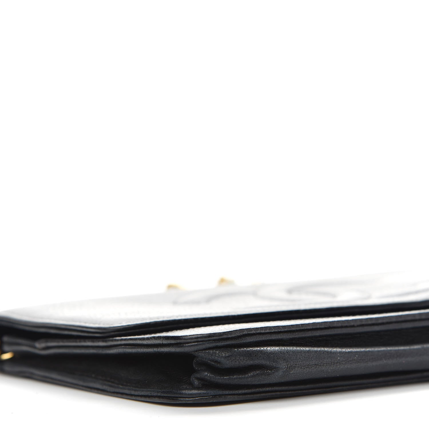 Chanel Caviar Timeless CC Wallet On Chain WOC Black 9 of 14