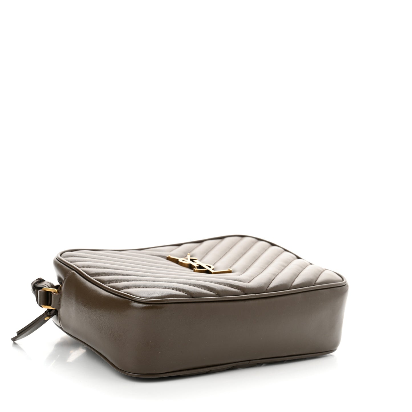 Calfskin Matelasse Monogram Lou Camera Bag Military Olive