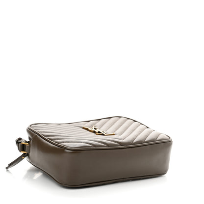 Saint Laurent Calfskin Matelasse Monogram Lou Camera Bag Military Olive 4 of 10