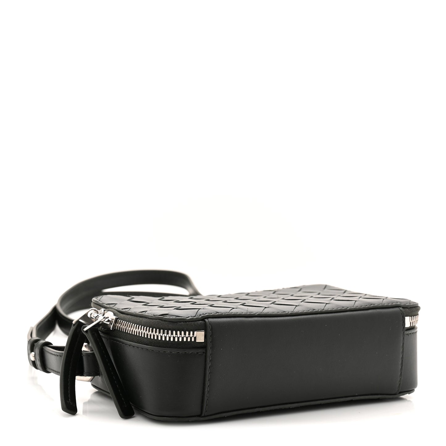 Nappa Intrecciato Mens Getaway Phone Pouch Dark Green
