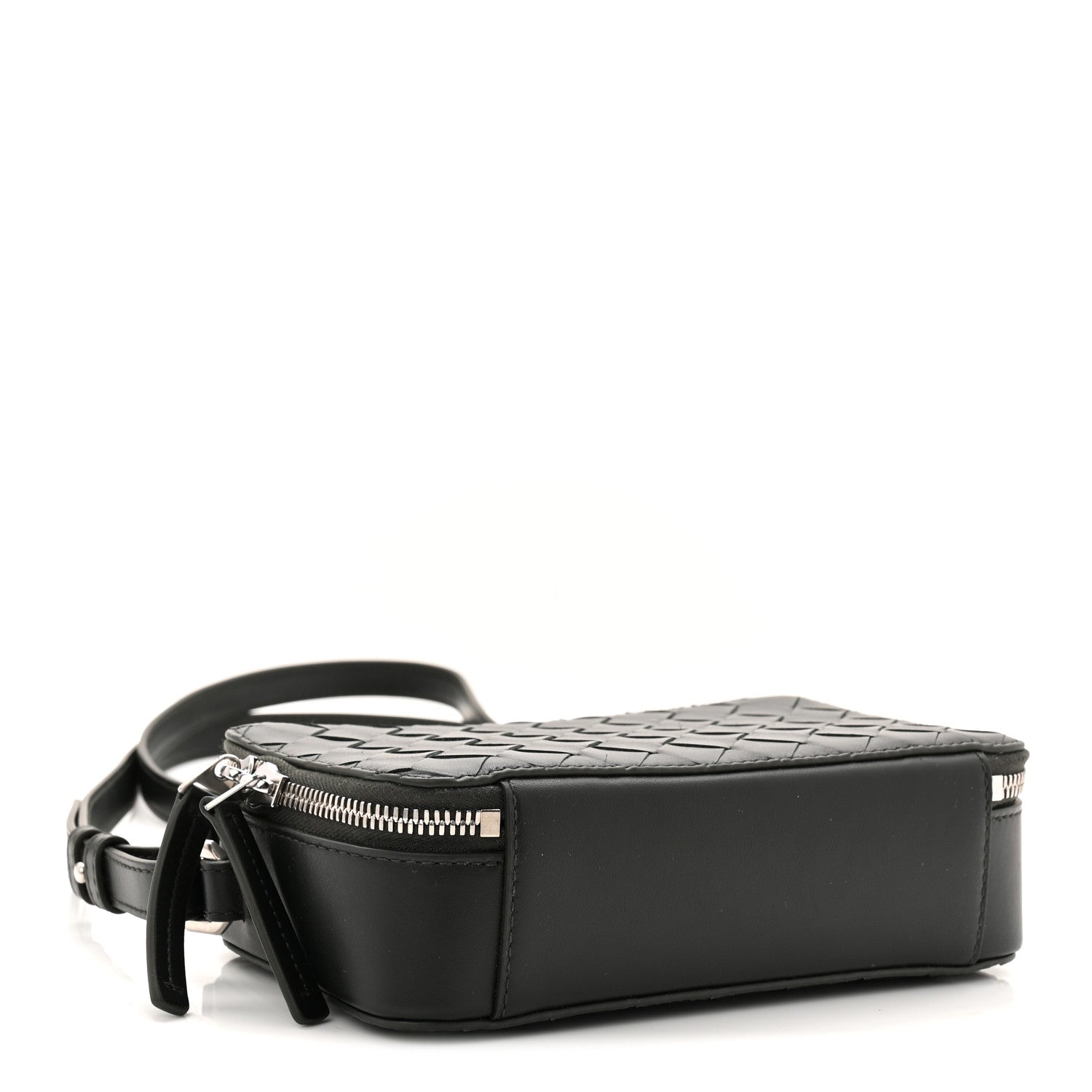 Bottega Veneta Nappa Intrecciato Mens Getaway Phone Pouch Dark Green 4 of 9