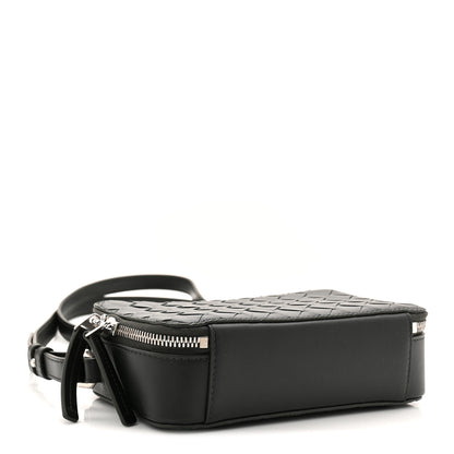 Bottega Veneta Nappa Intrecciato Mens Getaway Phone Pouch Dark Green 4 of 9