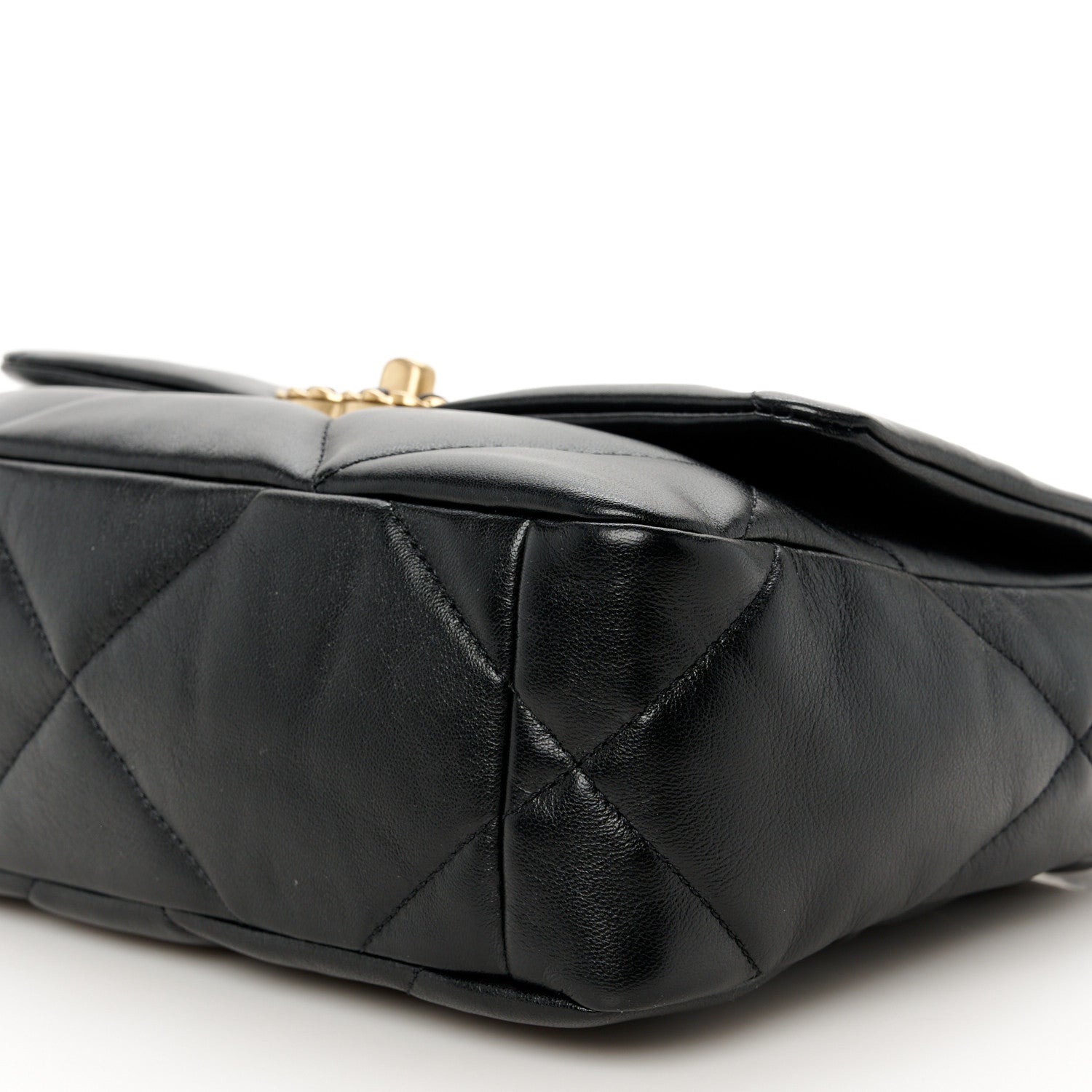 Chanel Lambskin Quilted Medium Chanel 19 Flap Black 10 of 10