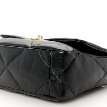 Chanel Lambskin Quilted Medium Chanel 19 Flap Black 10 of 10