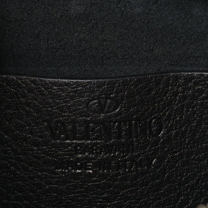 Valentino Garavani Pebbled Calfskin Rockstud Small Chain Shoulder Bag Black 8 of 10