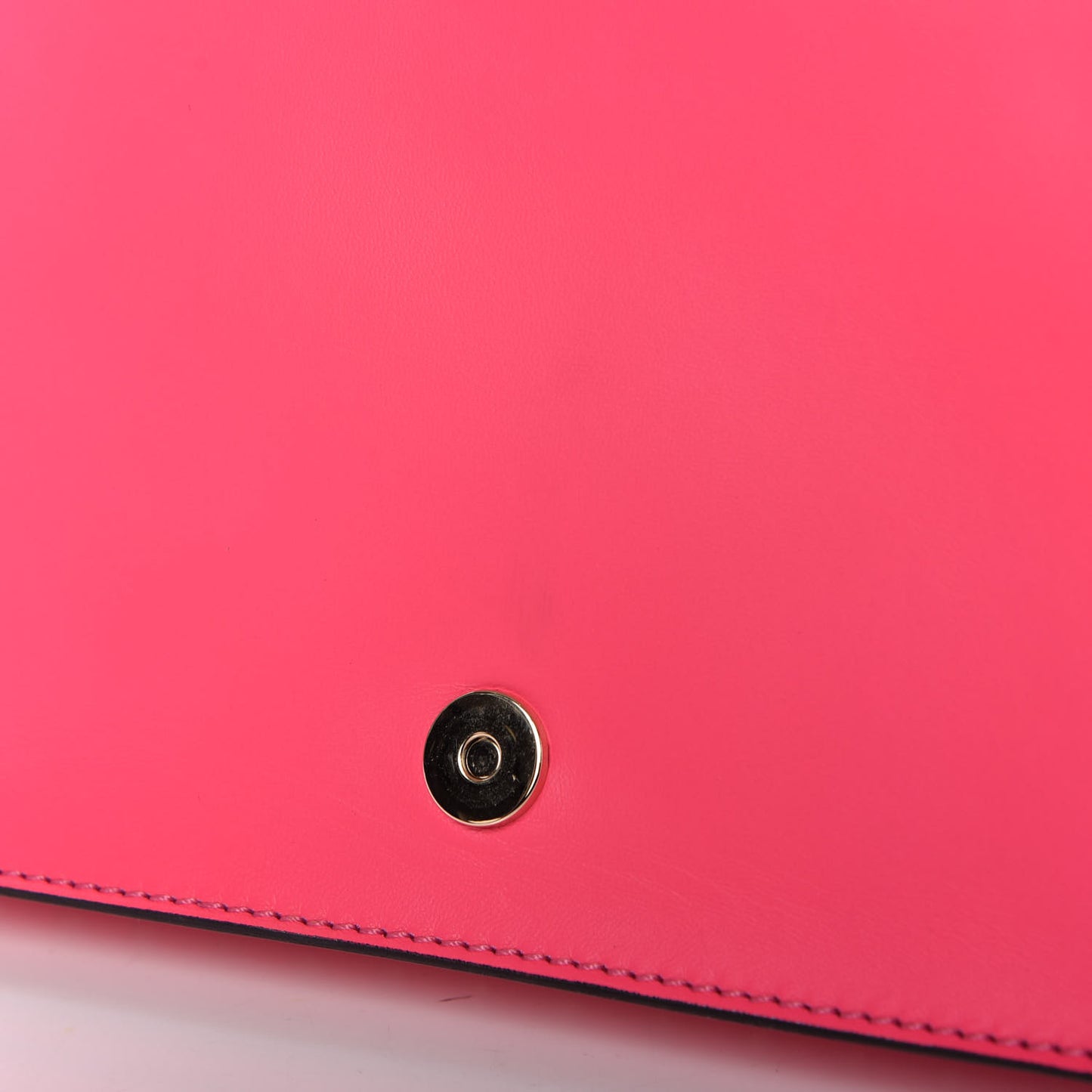 Nappa Rockstud Wristlet Clutch Fuxia Fluo
