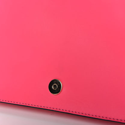 Valentino Garavani Nappa Rockstud Wristlet Clutch Fuxia Fluo 10 of 10