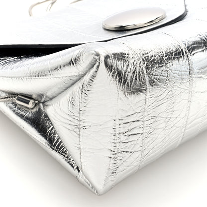 Khaite Metallic Eelskin Bobbi Bag Silver 8 of 9