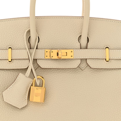 Hermes Togo Birkin 25 Craie 8 of 12
